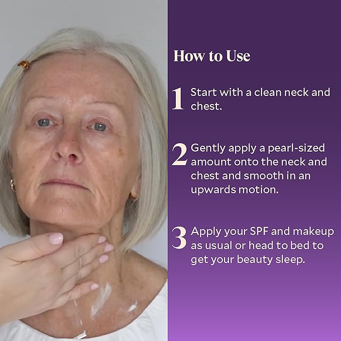 FIÈRA Neck Firming & Tightening Cream - Anti-Aging Moisturizer for Sagging Skin, Improves Neck and Jawline Definition, Reduces Wrinkles, Boosts Hydration for Mature Skin - 1.69 FL. OZ. / 50 ML