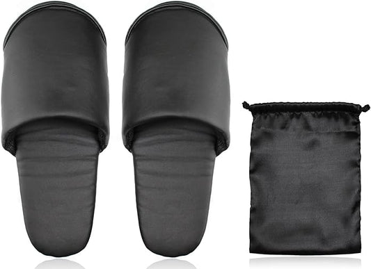 Japanese style Foldable Portable Slippers with Storage Bag Mens Women Unisex Indoor Shoes Non-Slip men womens slippers Spa Travel Hotel/Home Guest japan