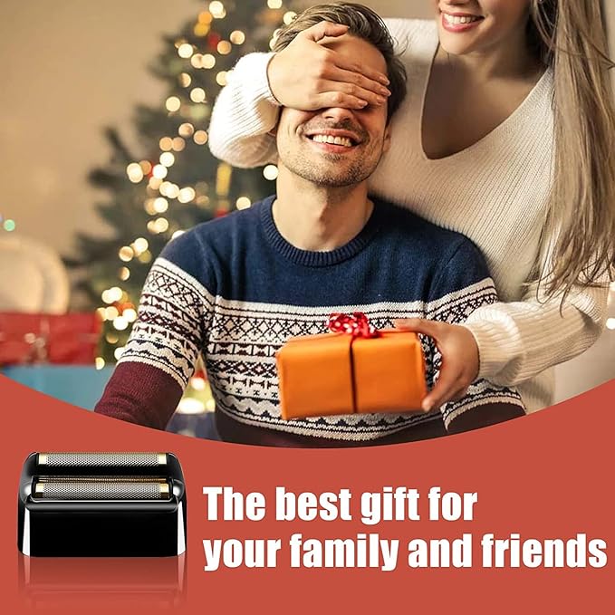 Shaver Replacement Foil and Cutters compatible with BaBylissPRO Barberology Double FXFS2 (2PC Black)