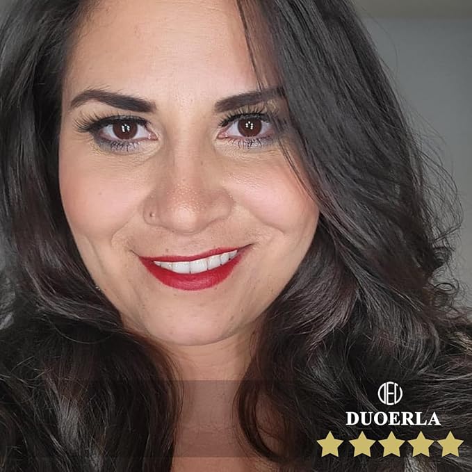 DUOERLA Magnetic Eyelashes with Eyeliner Kit -7 Pairs Wispy Cat-Eye Magnetic Lashes Natural Looking - Upgraded Long Lasting,Reusable,Cruelty Free&Vegan,Easy 3D Fake Eyelashes with Applicator.