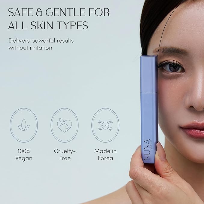 Eyelash Growth Support Serum 6ml – Eye Lash and Eyebrow Enhancing Serum for Women & Men with Biotin - Korean Multi Peptide & Natural Extracts – Promotes Fuller and Longer Lashes - 6 Month Supply