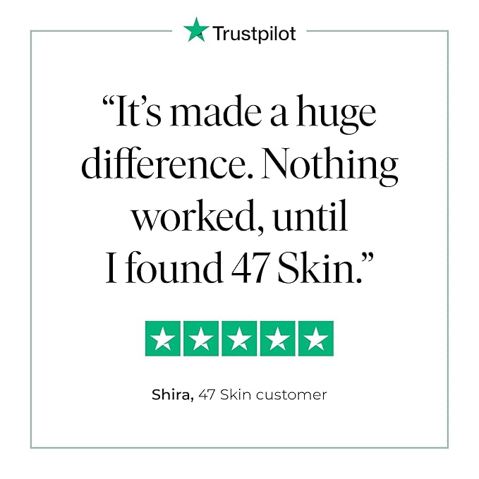 47 Skin | Hydrating Face Serum with Silver Chitoderm for ALL Skin Types | Clears Acne, Prevents & Heals Breakouts & Blemishes, Repairs Scars | Moisturises and Nourishes For Smooth Skin | 30ml