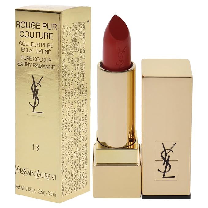 Yves Saint Laurent Rouge Pur Couture Pure Color Satiny Radiance Lipstick, Le Orange, 0.1 Ounce