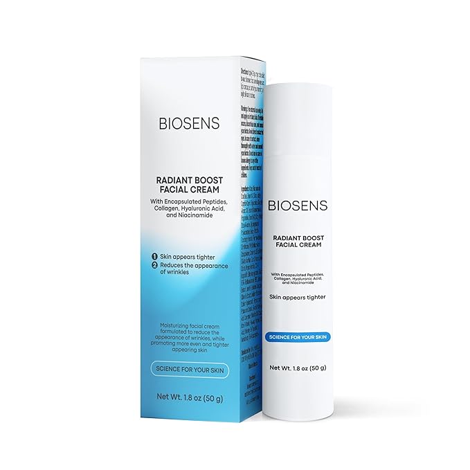 Antiaging Cream Moisturizer for face Prejuvenation, Reduces Wrinkles and fine lines, with Peptides, Collagen, Niacinamide & Vitamin E, Boost collagen production, 1.8 fl oz Airless Pump