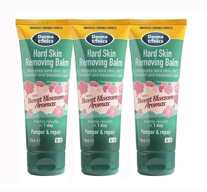 10% Urea Callus Removing Cream – Removes Hard Skin, Moisturizes and Rehydrates Racked, Rough, Dead and Dry Skin – for Feet, Elbows, and Hands, 2.37 fl oz. Tube, 3 Pack