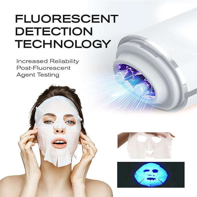 Skin Hydration Tester Monitor - Professional Portable Digital Corneometer Facial Moisture Analyzer Meter Tool - Multifunctional Hydration Test and Tracking Device for Skincare with LCD