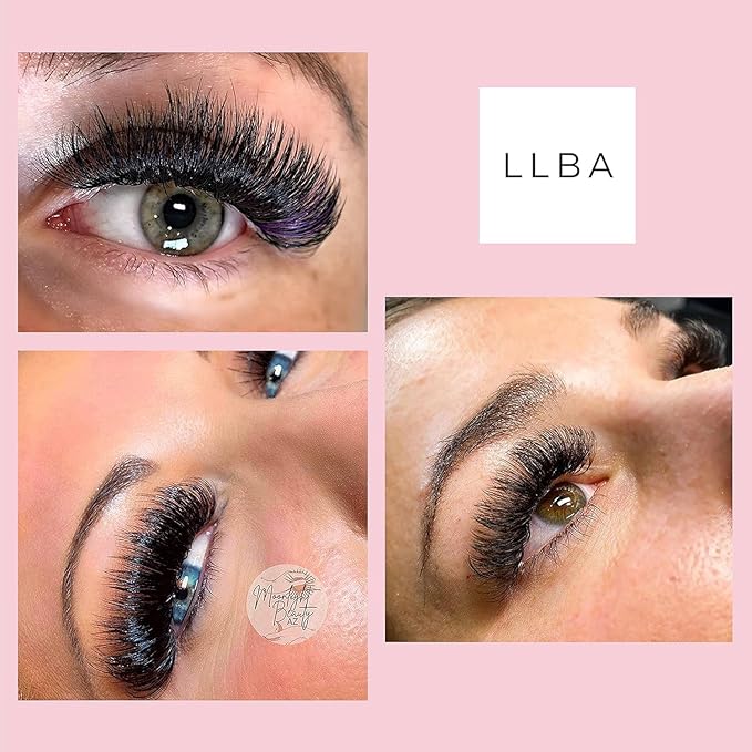 LLBA Promade Mix 750 Fans | Handmade Volume Eyelashes | Multi Selections From 5D To 12D | C CC D Curl | Thickness 0.03~0.1 mm | 9-18mm Length | Long Lasting | Easy Application 5D-0.07 CC 16-17-18mm