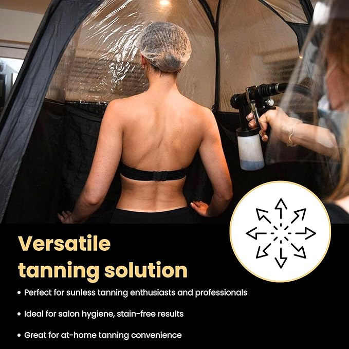 120 Pairs(240feets)Spray Tan Feet Pads Disposable & Economic Black Feet pads for Spray tanning,Use in Tanning booth,Sunless Tanning at Home or Beauty Salon-Non Slip-Comfortable-Hygienic-Ultra Bronzing