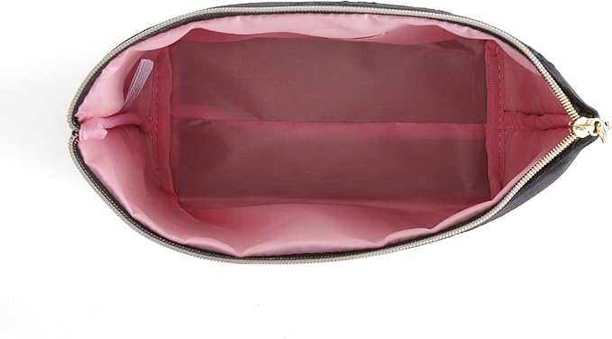 Juicy Couture Black Terry Velour Top Zip Bag