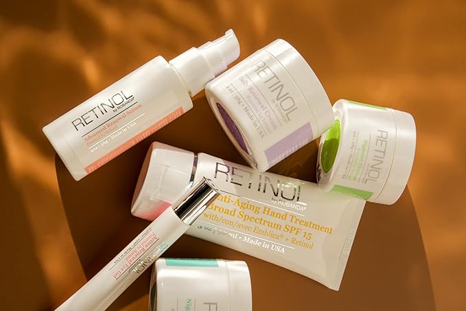 Retinol Anti-Aging Hand Treatment │ Broad Spectrum SPF 15 + Retinol Cream to Repair Dry Skin, 2 pack