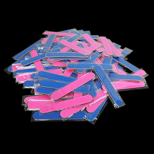 (100 Pcs) Kheoxusa Bulk Nail Files Individually Wrapped,Nail File Individually Wrapped,Nail Files Individually Wrapped,Nail File Bulk Individually Wrapped,Nail Files Bulk Individually Wrapped Mini