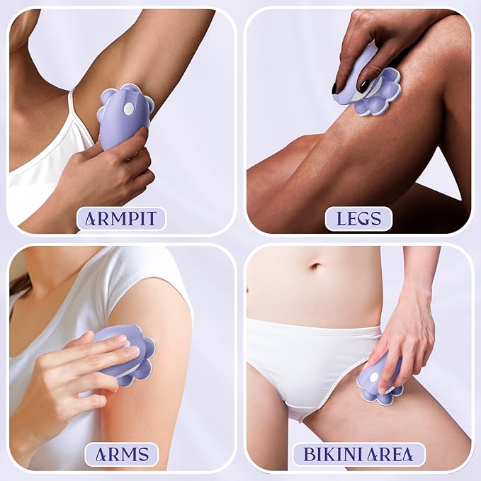 7D Electric Razor for Women: Fast & Painless Full-Body Shaver for Legs & Face – Waterproof Hair Remover with Light & Travel Cover – Wet/Dry Use, Smooth Close Shave, Birthday Mother’s Gift