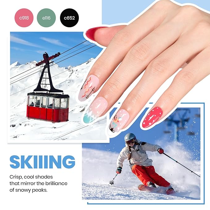 Beetles Spring Gel Nail Polish Kit with Uv Light, 37Pcs 25 Colors Pastel Gel Polish Starter Kit, Green Pink Red Blue Purple Nail Polish for Beginners with Everything Manicure Tools Gift for Women