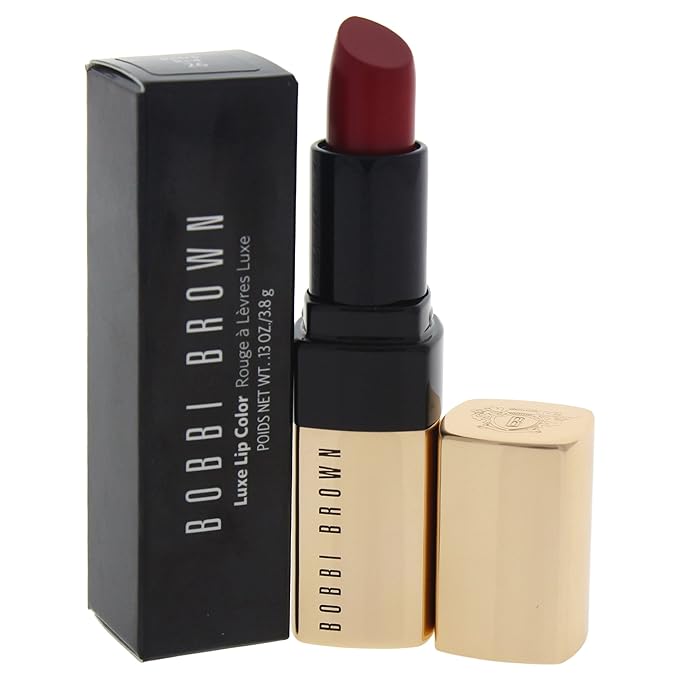 Bobbi Brown Luxe Lip Color No. 26 Retro Red for Women, 0.13 Ounce