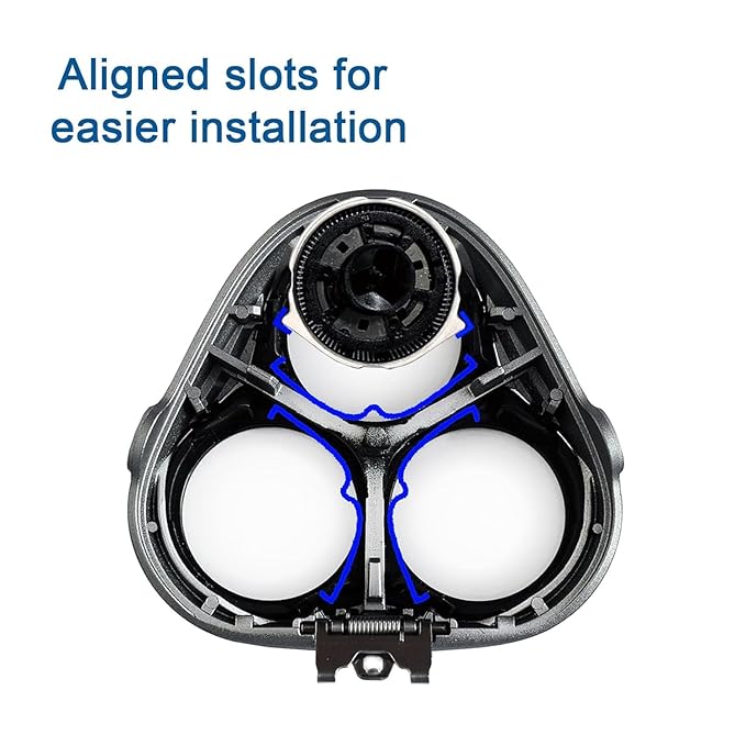 New Upgrade HQ8 Replacement Heads Compatible With Philips Norelco Aquatec Shavers, Razor Blades For PT720 AT880 AT810, HQ8 Blades 6-pc pack