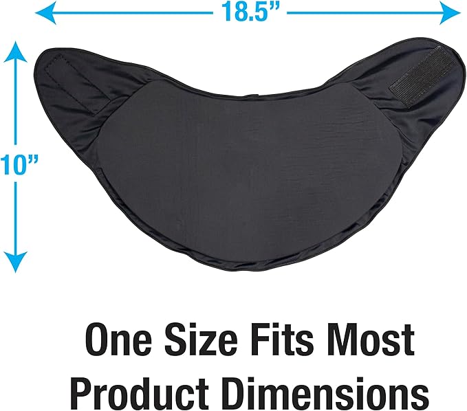 Eurow Luxe Hot & Cold Gel Face Mask with Dual-Sided Comfort, Adjustable Straps, Reusable for Stress Relief, Reducing Puffiness, and Relaxation, Full Coverage, Ideal for Soothing Eyes and Skin, Blue