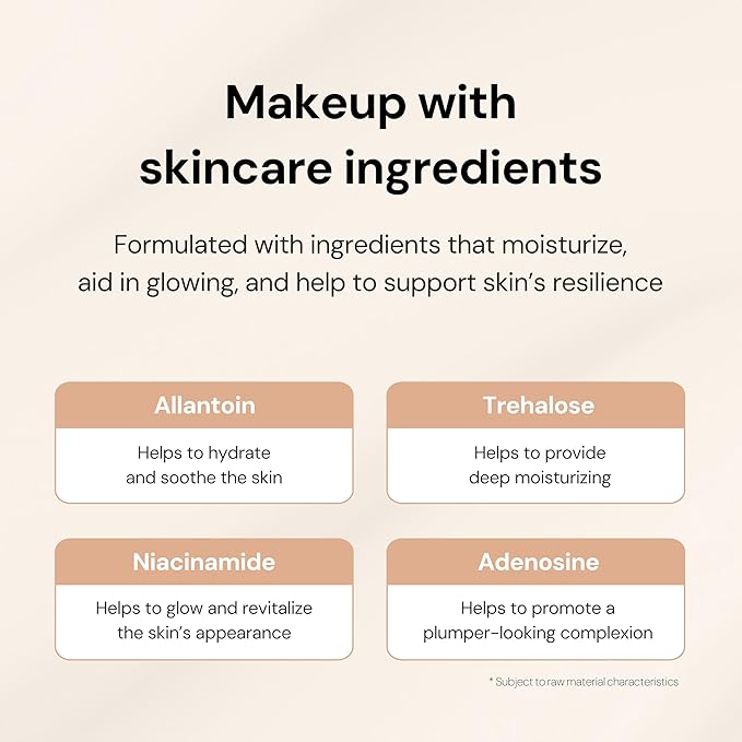 THANK YOU FARMER Dewy Glow Skin Tint, Long-Lasting Tinted Moisturizer, Light coverage, Vitamin B3, Niacinamide, Adenosine, Korean Beauty Dermatologist Tested, Tan, 1.75 fl oz