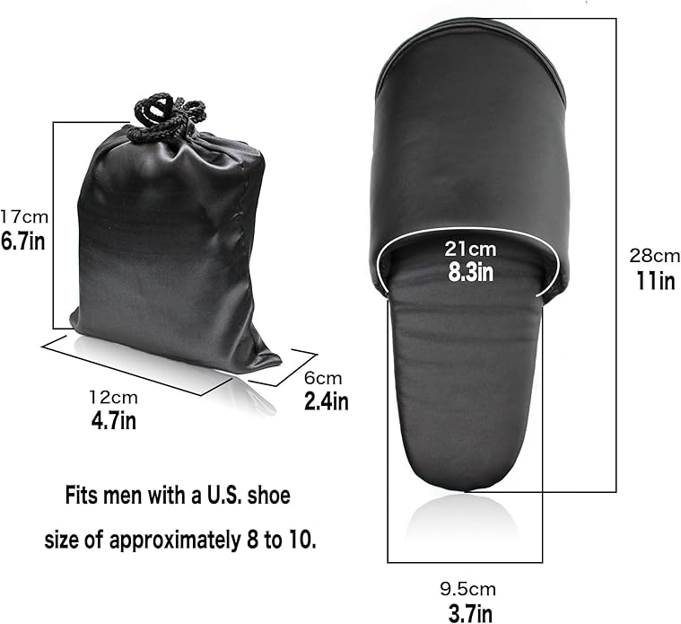 Japanese style Foldable Portable Slippers with Storage Bag Mens Women Unisex Indoor Shoes Non-Slip men womens slippers Spa Travel Hotel/Home Guest japan