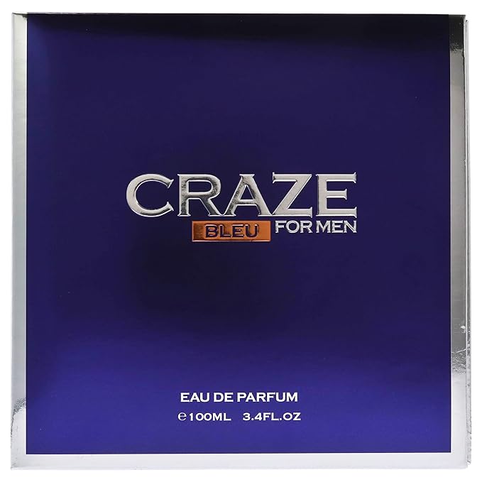 Armaf Craze Bleu EDP Spray Men 3.4 oz