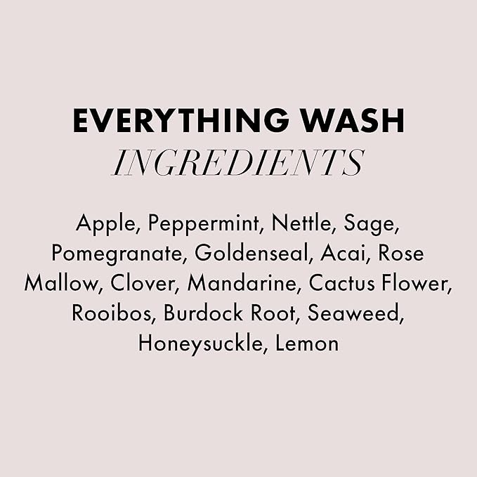 Hanz de Fuko Everything Wash for Body, Hair & Face – All-in-One Soap & Shampoo, Safe for Sensitive Skin – Suitable for Men, Women & Kids – Minty Rum & Sandalwood, 8 oz.