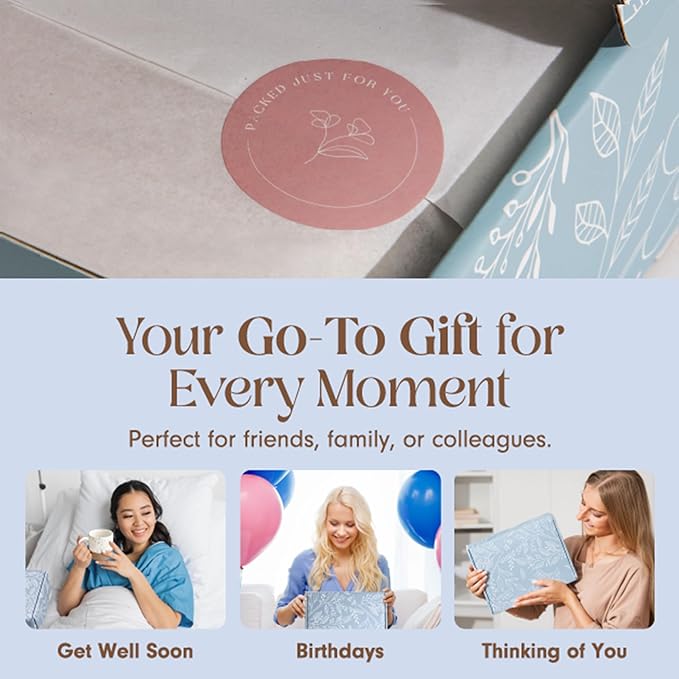 Unboxme Gifts Mini Healer Gift Box - Luxe Self Care Gift for Women | Premium Care Package with Card | Relaxation & Wellness Spa Basket