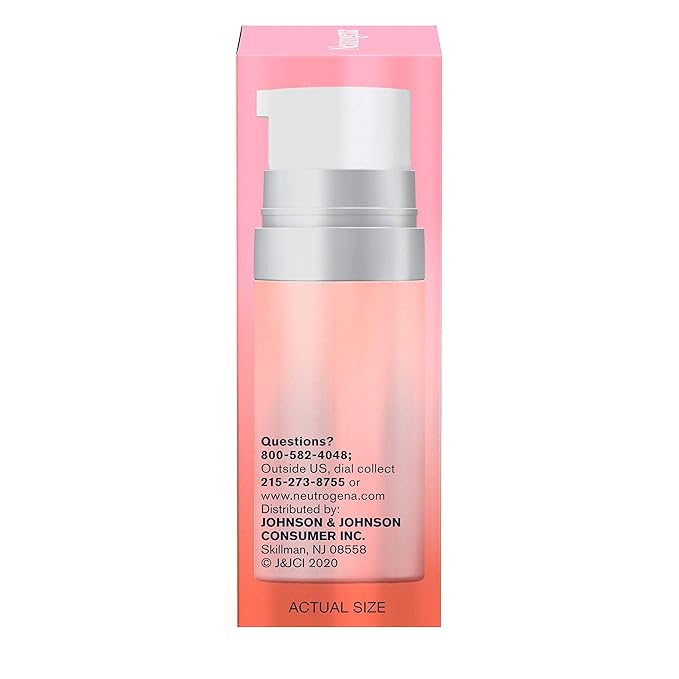 Neutrogena Bright Boost Illuminating Face Serum with Neoglucosamine & Turmeric Extract for Even Skin Tone, Resurfacing Serum for Face to Reduce Dark Spots & Hyperpigmentation, 0.3 fl. oz
