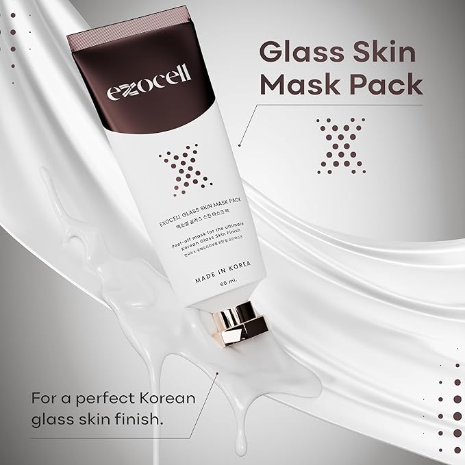 Glass Skin Mask Pack, Korean Peel-Off Mask for Ultimate Glossy Skin Finish, 60 ml