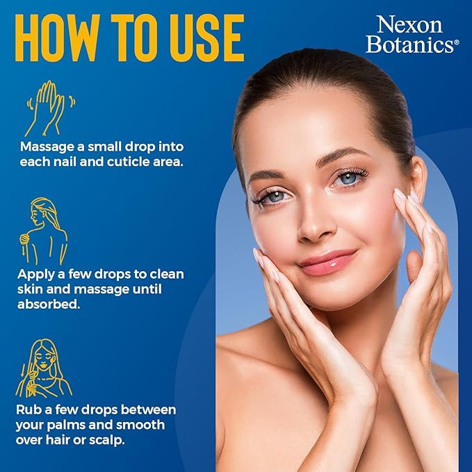 Pure Vitamin E Oil 30,000 IU, 8 fl oz - Cold-Pressed, Hexane Free, Natural Moisturizer for Skin & Face - Supports Scar & Stretch Mark Care by Nexon Botanics