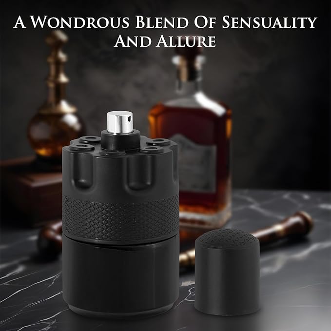 URBAN COLLECTION Azura Noir Intense Eau De Parfum for Men 3.4 fl oz – Cardamom & Earthy Notes – Bourbon Vanilla Base – Long Lasting – Elegant 100ml Bottle – Free of Paraben, Vegan & Cruelty-Free