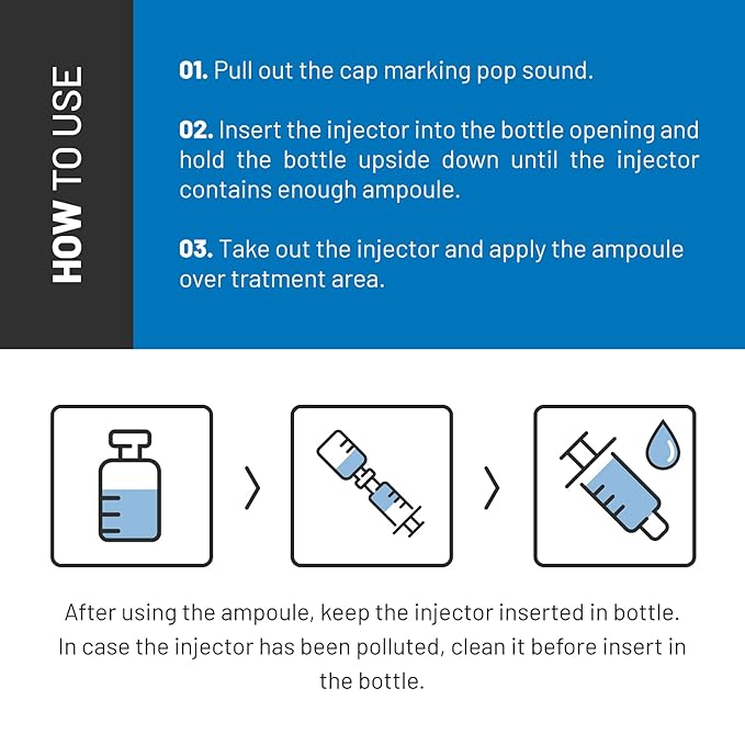 BRÜUN HY - Control Hyaluronic Aqua Solution Ampoule - A Korean Serum Booster for Face to Use as a Skin Care Serum 1.18 fl.oz