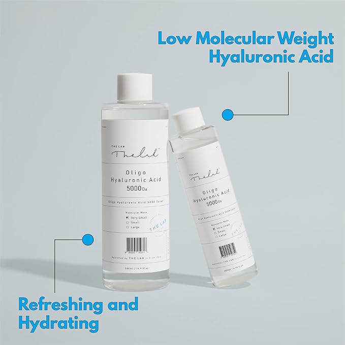 Blanc Doux Oligo Hyaluronic Acid 5000 Toner | 16.9 fl.oz. Vegan & Hypoallergenic | Deep Hydration & Anti-Aging Care | Suitable for Dry, Oily, Sensitive, Acne-Prone Skin | Includes Cotton Pads