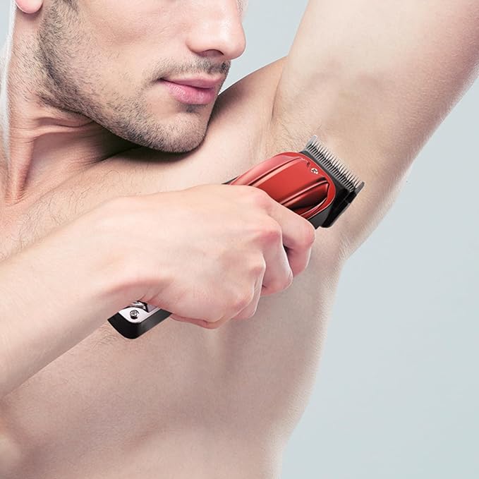 VEVOR Professional Hair Clipper for Men, Cordless Barber Clipper with 6800RPM Brushless Motor & LED Display, Men's Hair Cutting Grooming Kit with 8 Guide Combs for Home Barber, Ideal Gift for Husband