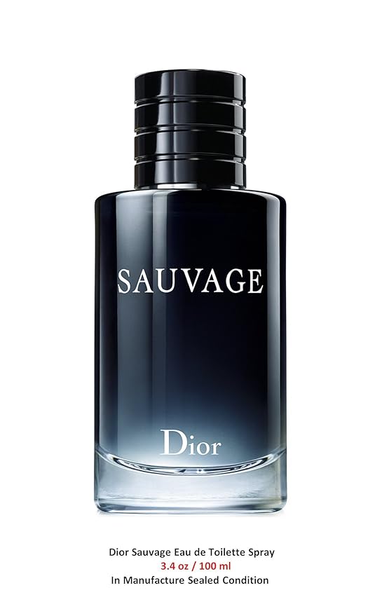 Dior Men's Sauvage Eau de Toilette Spray ( 3.4 Ounce / 100 ml in sealed box )
