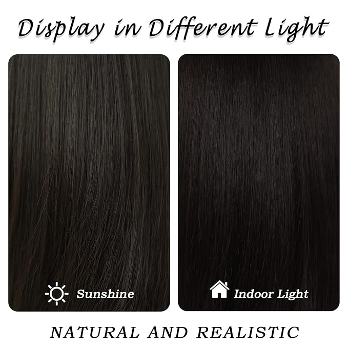7JHH WIGS Long Natural Black Wig with Bangs Straight Wigs for Women,Heat Resistant Layered Synthetic Wigs for Daily Use