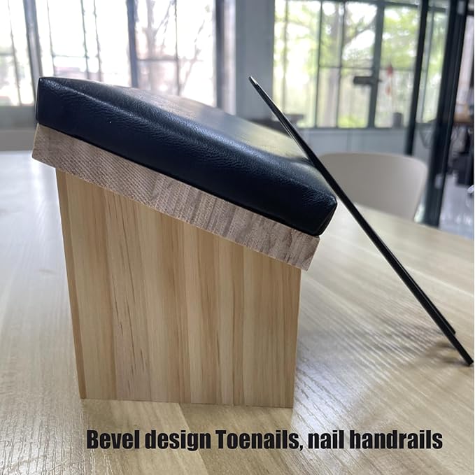 Pedicure Knife Ingrown Toenail Tools, Tilted Arm Rest for Nails,Used for Nail Cuticle Remover, Chicken Callus, Paronychia Treatment at Home Salon (2)