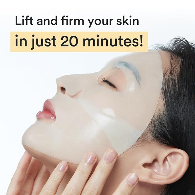 Abib Collagen Gel Mask Jericho Rose Jelly 4 Sheets (Nourishing) I Korean Vegan Collagen, Cooling Nourishing Hyaluronic Acid Hydrogel Face Mask Skin Care