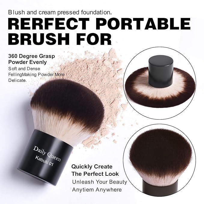 25 pcs Makeup Brush Set Holder Black Professional Kabuki Powder Concealers Eye shadows Blush Eyeliner Eyebrow Contour Eye blending Brushes