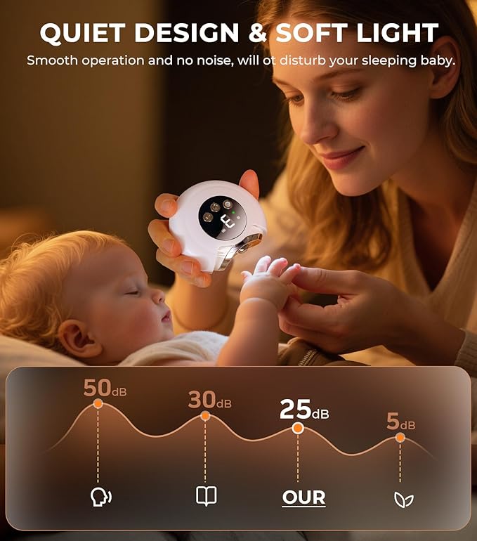 2025 New 3-in-1 Electric Nail Clippers,360° Rotation, 3-Speeds, Polishing Automatic Nail Trimmer with Nail Chip Storage & LED Light, Rechargeable Safety Trimmer for Women, Men, Baby, Seniors