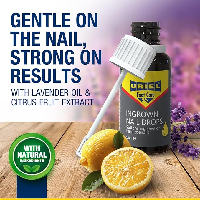 URIEL UPGRADED Ingrown Toenail Treatment, Ingrown Toenail Removal Kit, Ingrown Toenail Corrector, Ingrown Nail Kit Ingrown Toenail Tool 11 ml