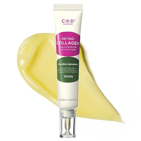 CKD Retino Collagen Intensive Cream - Retinal Spot Collagen Cream for Fine Lines, Deep Wrinkles, and Sagging Reduction. Anti-Aging and Youthful Skin. Korean Skin Care. 0.84 fl oz