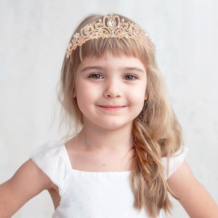 BBTO 10 Pcs Crystal Tiara and Crowns for Women Girls Princess Rhinestone Crown Queen Headband with Combs Bride Tiara for Birthday Party Wedding Prom Hair Accessories