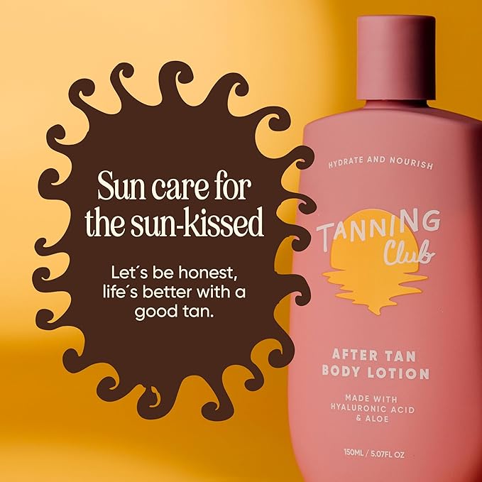 After Tan Lotion - Hydrating Tan Extender with Hyaluronic Acid, Aloe, and Shea Butter - Nourishing Body Moisturizer for Sun-Kissed Skin - 150 mL