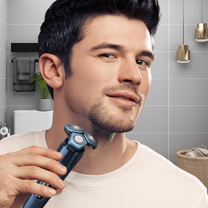 9 Pack SH50 Replacement Head Compatible with Philips Norelco Series 5000, Upgraded SH50 Compatibility Double blades for norelco 5000 replacement heads.