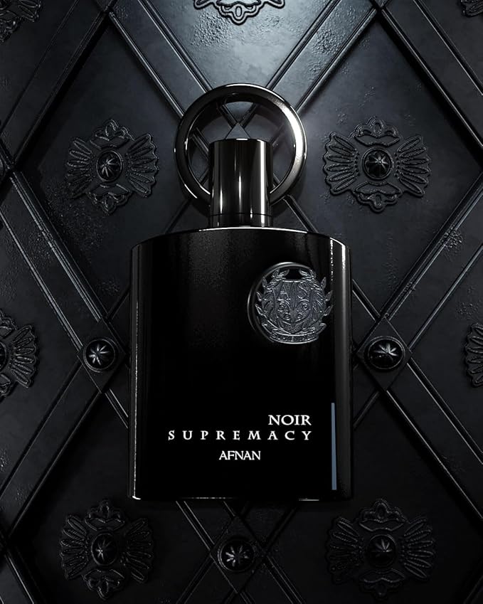 Afnan Supremacy Noir Eau de Parfum for Men, 3.4 Fl. Oz