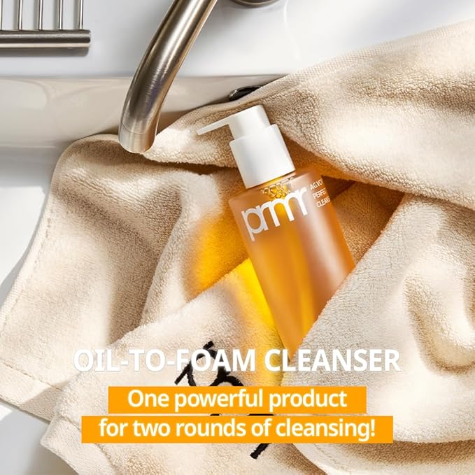 PRIMERA (PRMR ๐๐๐ก๐๐ค๐๐ค๐๐ข ๐พ๐ก๐๐๐ฃ๐จ๐๐ง Korean Deep Cleansing Oil, Daily Makeup Remover, Blackheads, Dust and Dirt Removal, Pore Cleaning, Hyaluronic acid (200ml, 6.76 fl. oz)