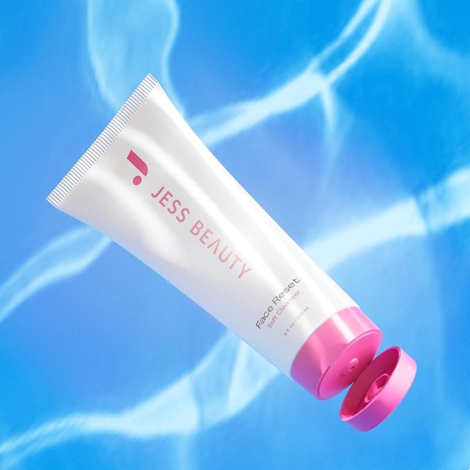 JESS BEAUTY Face Reset Soft Cleanser, with Squalane & Hyaluronic Acid, 5 fl ozJESS BEAUTY | Skin Care Reset Soft Face Cleanser with Squalane & Hyaluronic Acid 5 fl. oz | Skincare Face Moisturizer