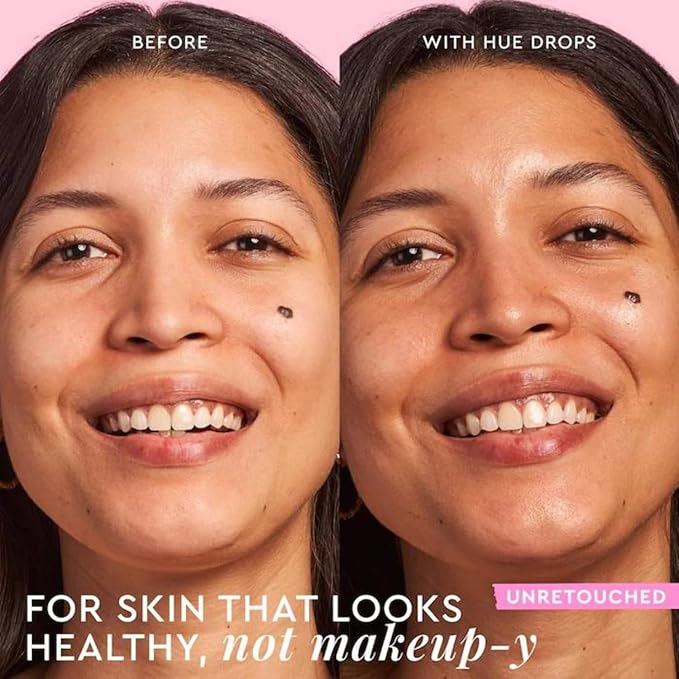 Glow Recipe Hue Drops Tinted Face Serum - Bronzing Drops to Brighten & Hydrate - Skincare Makeup Primer & Liquid Highlighter to Blur Pores for a Radiant, Even Skin Tone - Sunglow (40ml)