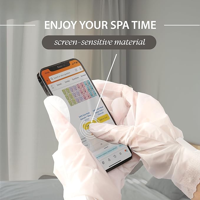 12 Pairs Original Derma Beauty Hand Mask Bulk, Moisturizing Hand Gloves for Dry Hands, Nail Care Essential (Cica + Vitamin E)