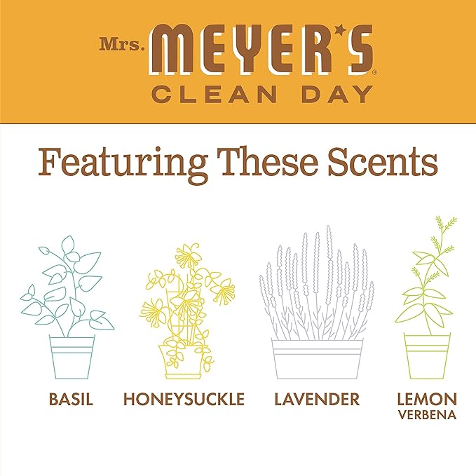 MRS. MEYER'S CLEAN DAY Liquid Hand Soap - Orange Clove, 12.50-Ounce (Pack of 3)
