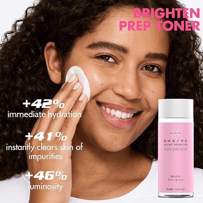 Skin Care Set, AHA+Vitamin C Skincare Routine Kit, 5 in 1 Facial Skin Care Essential for Daily Hydrating w/Cleanser, Toner, Serum, Moisturizer, and Mask, Gifts For Women and Teenage Girls